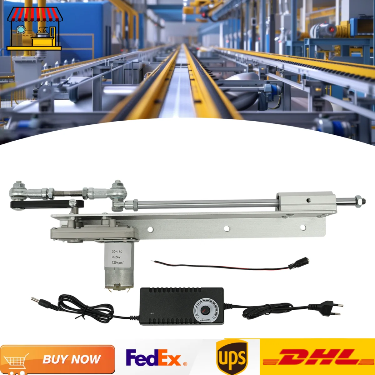DC24V Mini Telescopic Linear Actuator 3-15CM Adjustable Telescopic Rocker Actuator| M8 Thread