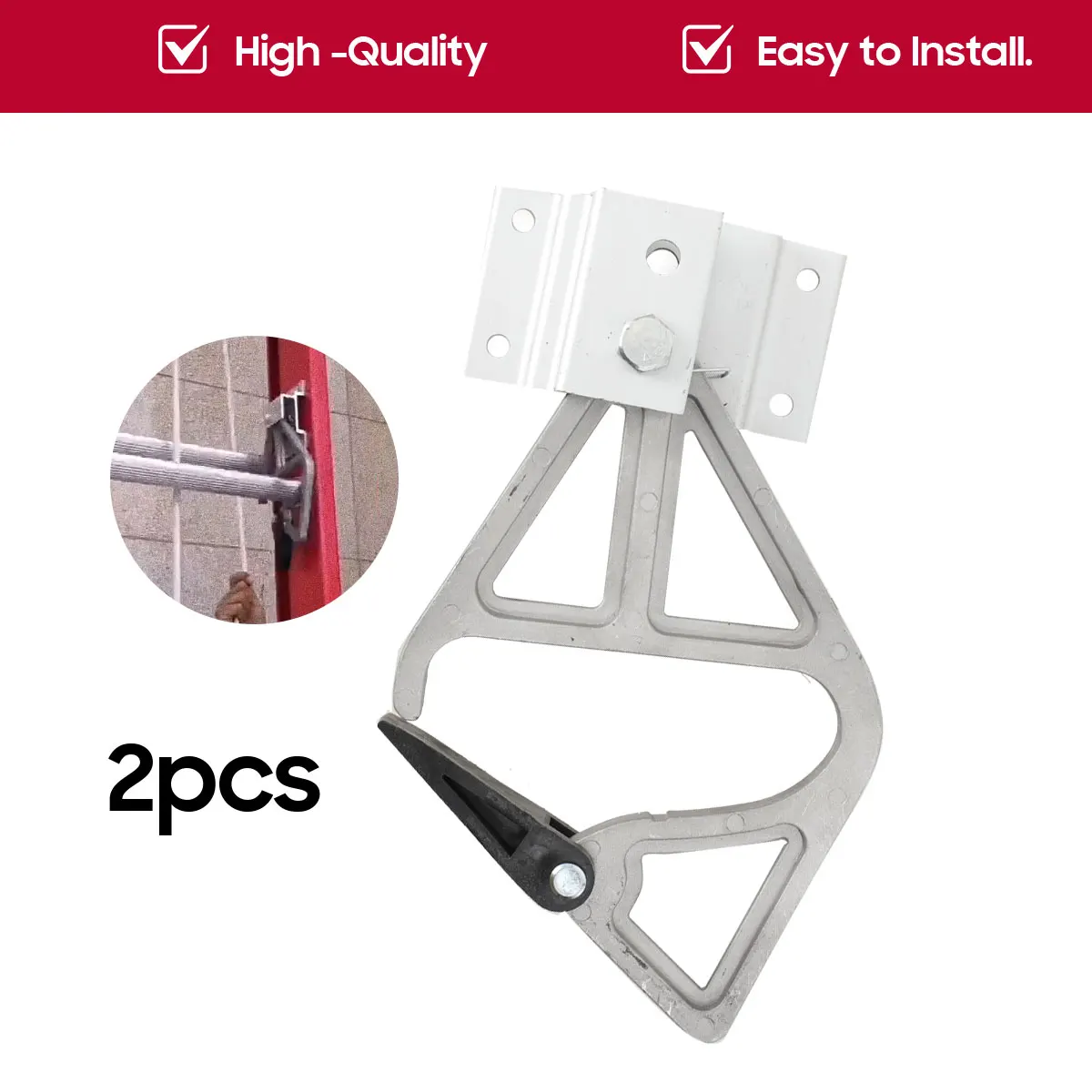 Rung Lock Kit Aluminum Alloy Ladder Parts for Extension Ladders Sturdy Accessories Stable Performance