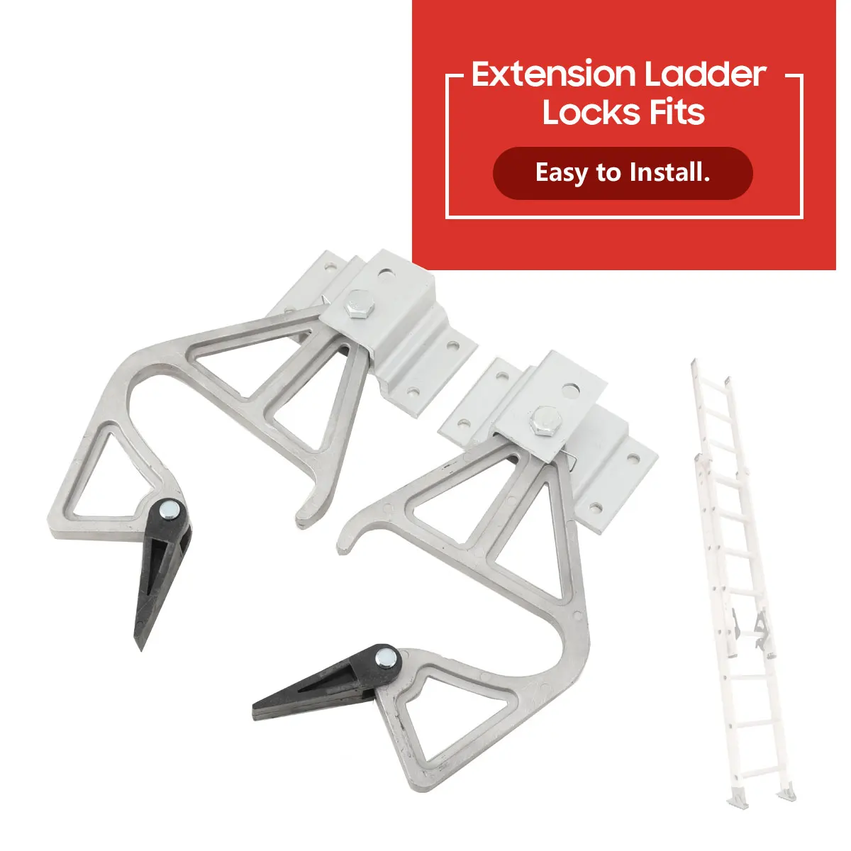 Rung Lock Kit Aluminum Alloy Ladder Parts for Extension Ladders Sturdy Accessories Stable Performance