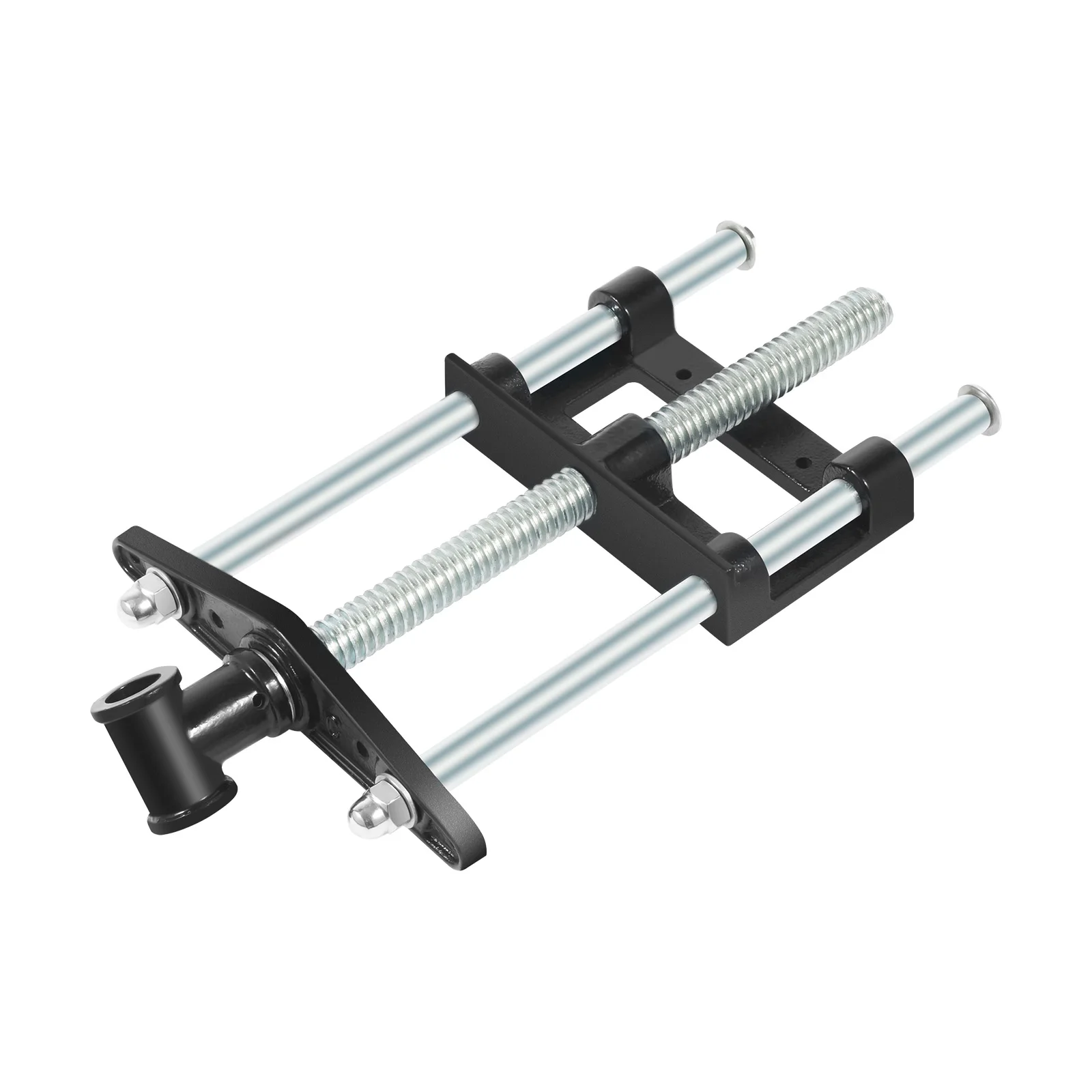 Heavy Duty Woodworking Vise 6" Jaw Opening Malleable Iron Bench Clamp for DIY Carpentry & Metalworking Galvanized Anti-Rust