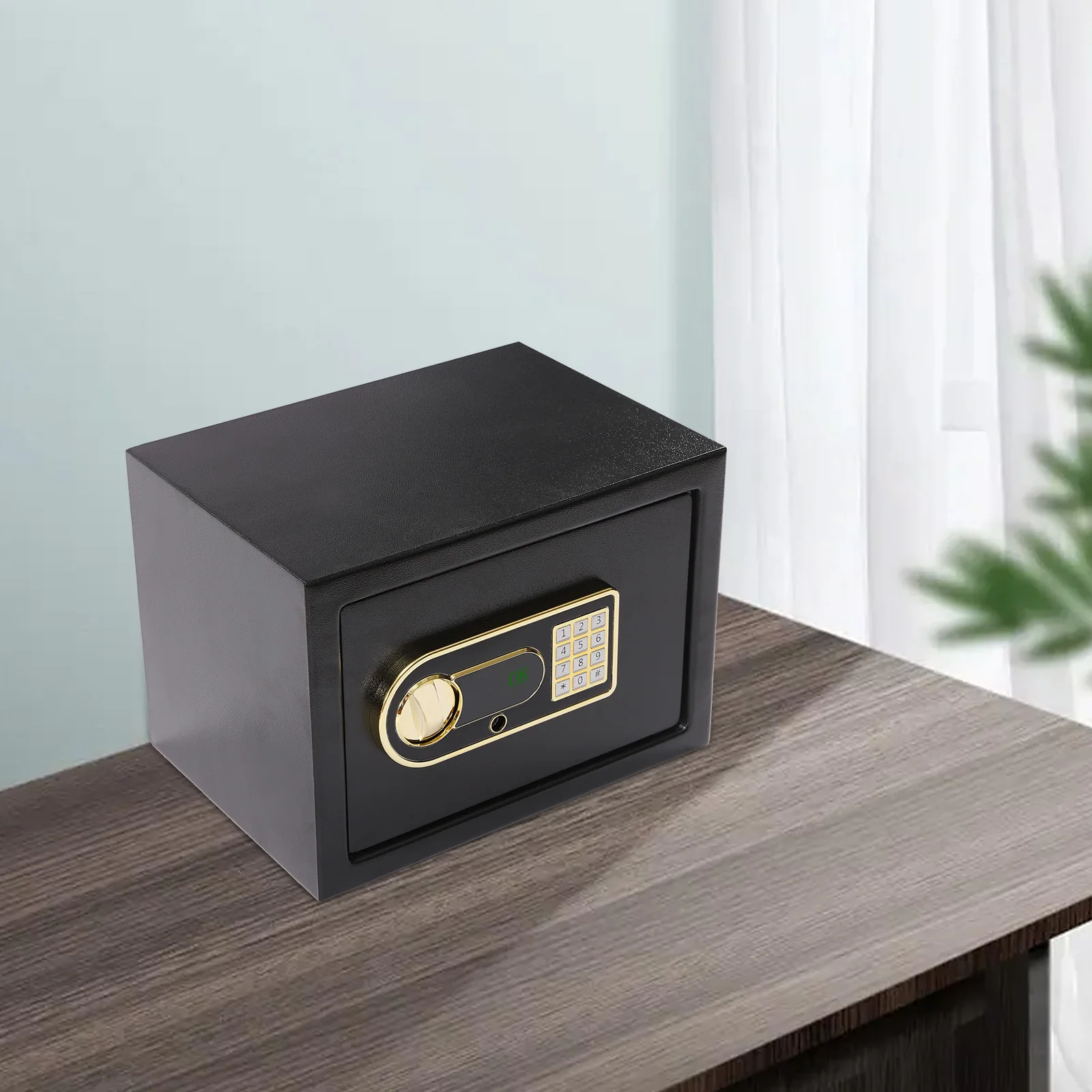 22L Digital Safe Box, Safe Fireproof W/Fireproof Waterproof Wallet,Password Safety Household Home Safes Security Cabinet