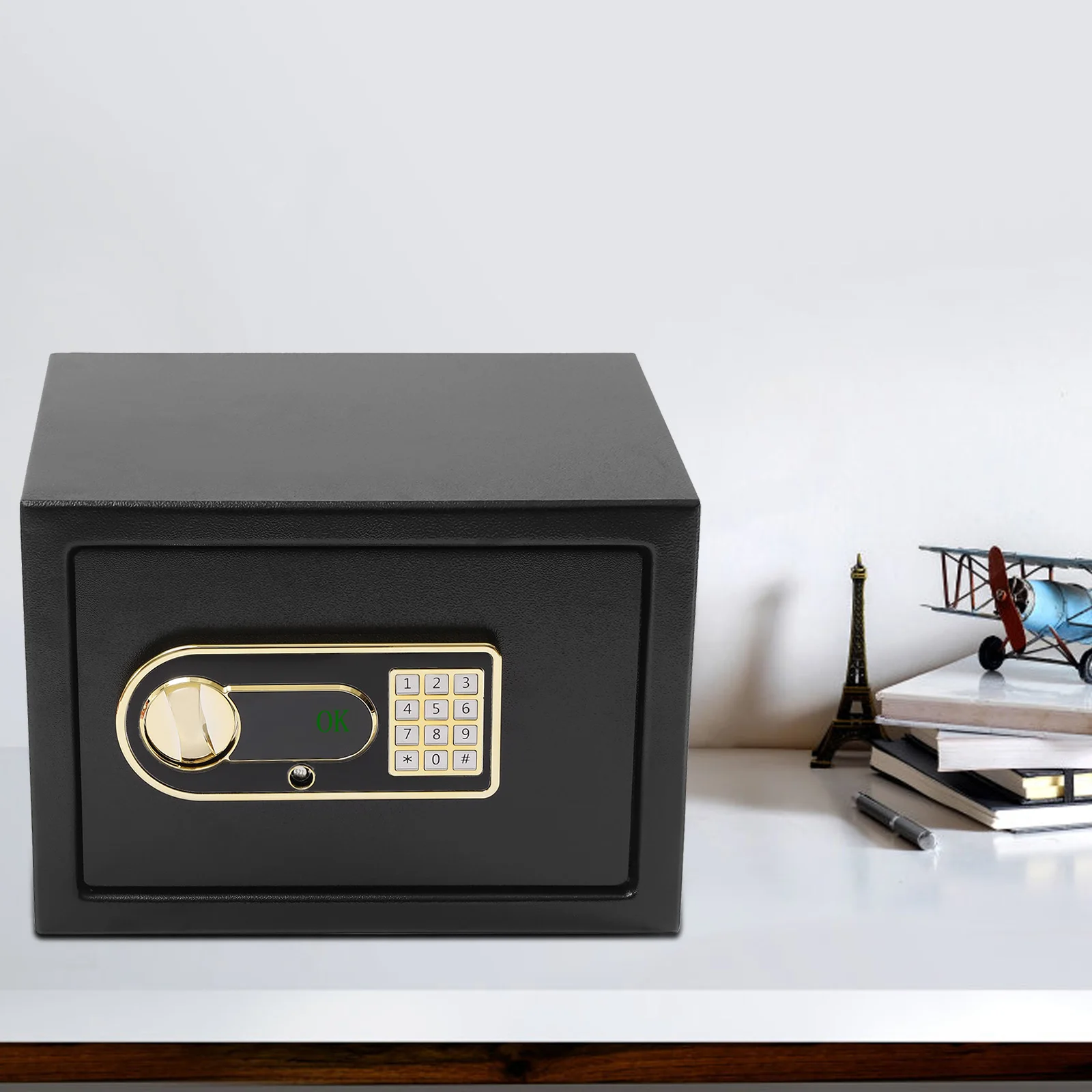 22L Digital Safe Box, Safe Fireproof W/Fireproof Waterproof Wallet,Password Safety Household Home Safes Security Cabinet