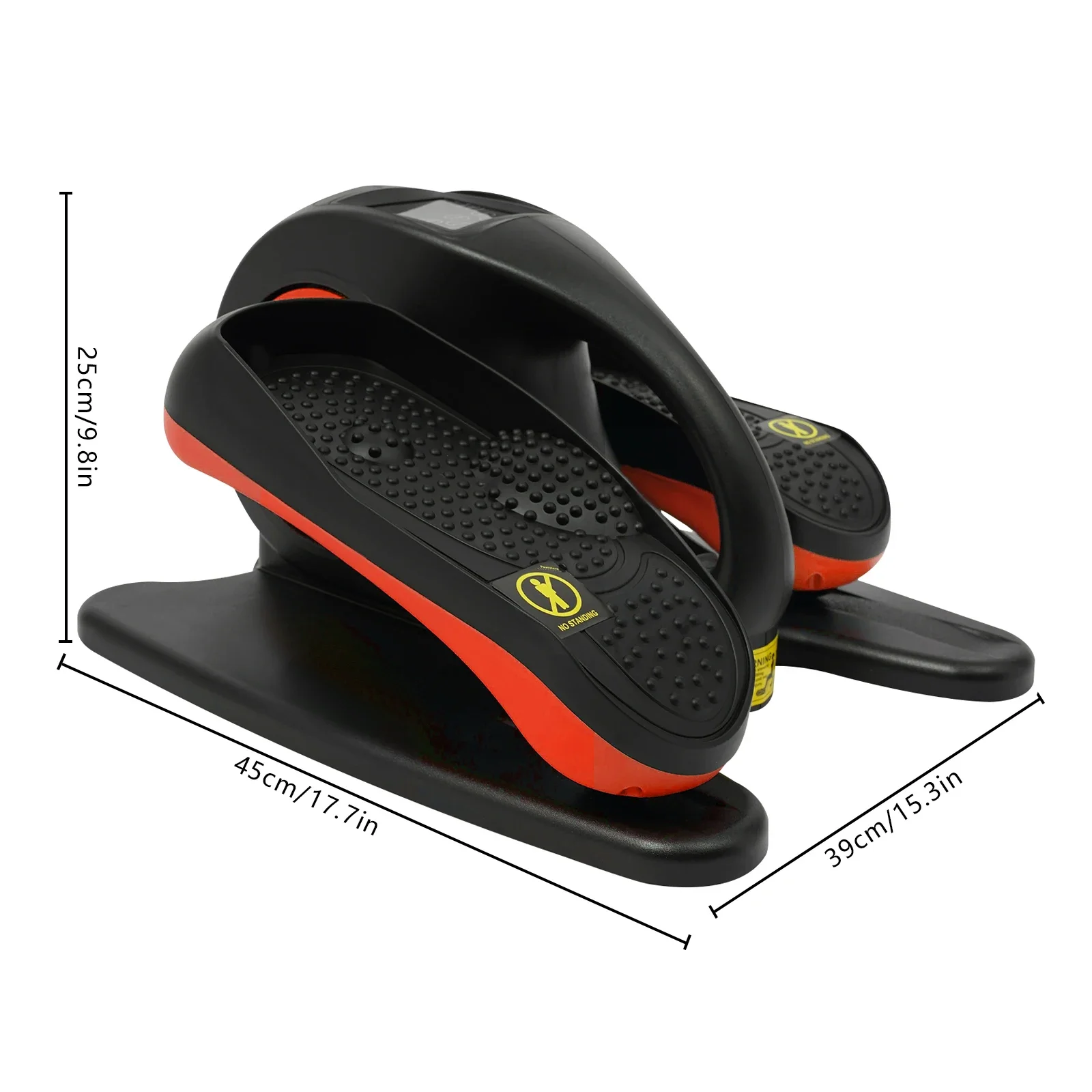 Electric Elliptical Trainer w/Remote 5 Speed Levels & LCD Display for Home Rehabilitation & Fitness