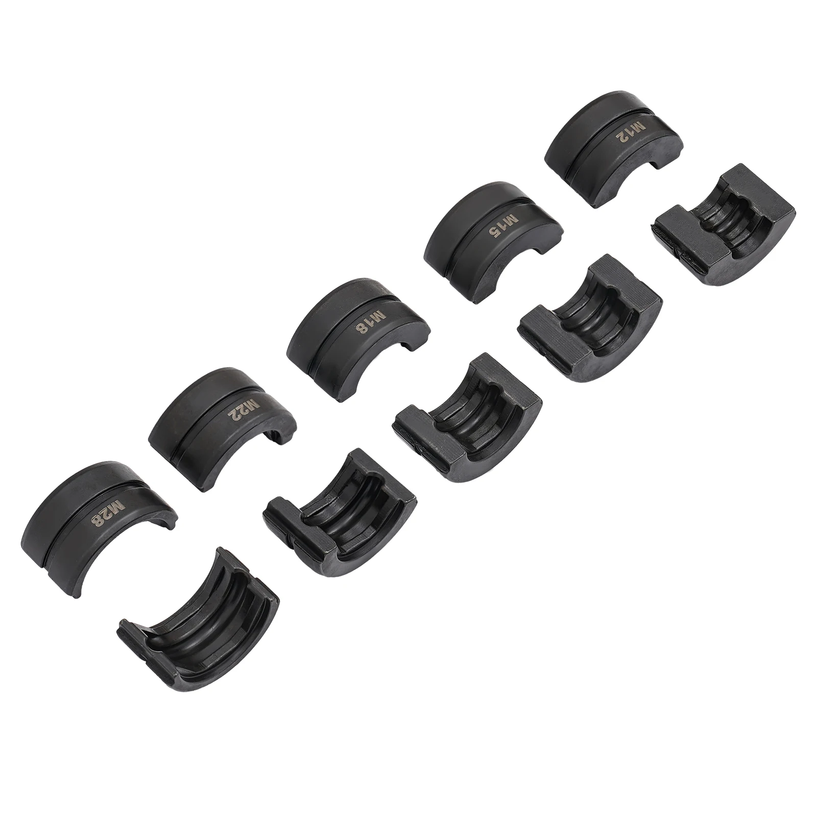 Pipe Crimping Pipes Press Jaws with 5pcs M Molds for Crimping Copper Tubes M12-M28