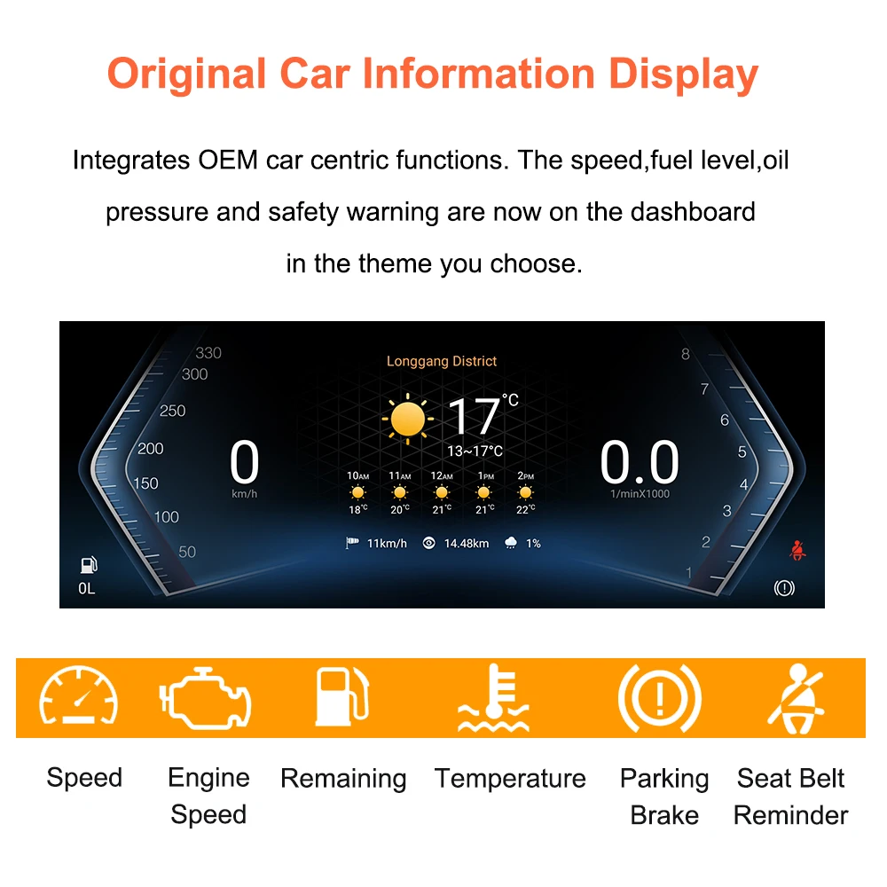 Bonroad Qualcomm 4+64GB/8+128GB Android 14 Car Video Players with GPS Navigation for BMW X3 E83 2003–2011, Featuring Factory‑Installed Screen and CarPlay