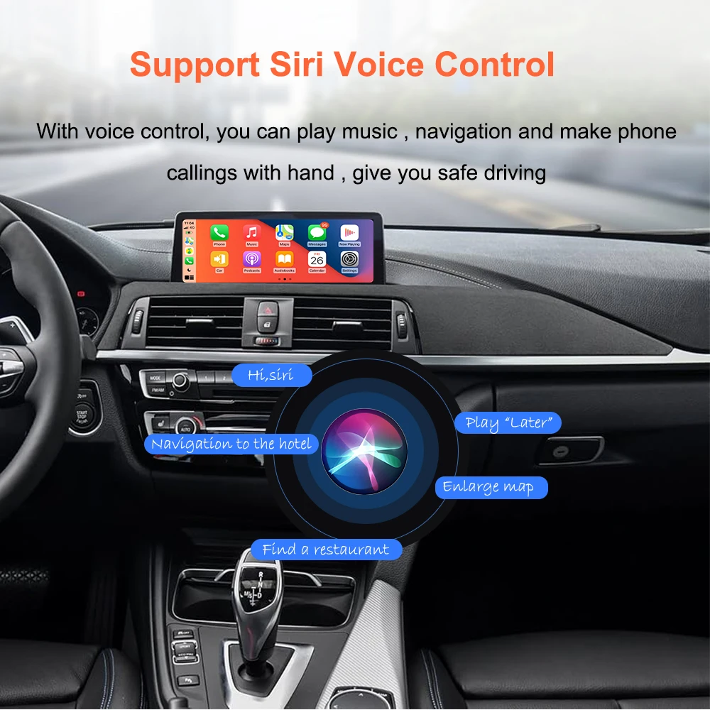 Bonroad Qualcomm 4+64GB/8+128GB Android 14 Car Video Players with GPS Navigation for BMW X3 E83 2003–2011, Featuring Factory‑Installed Screen and CarPlay