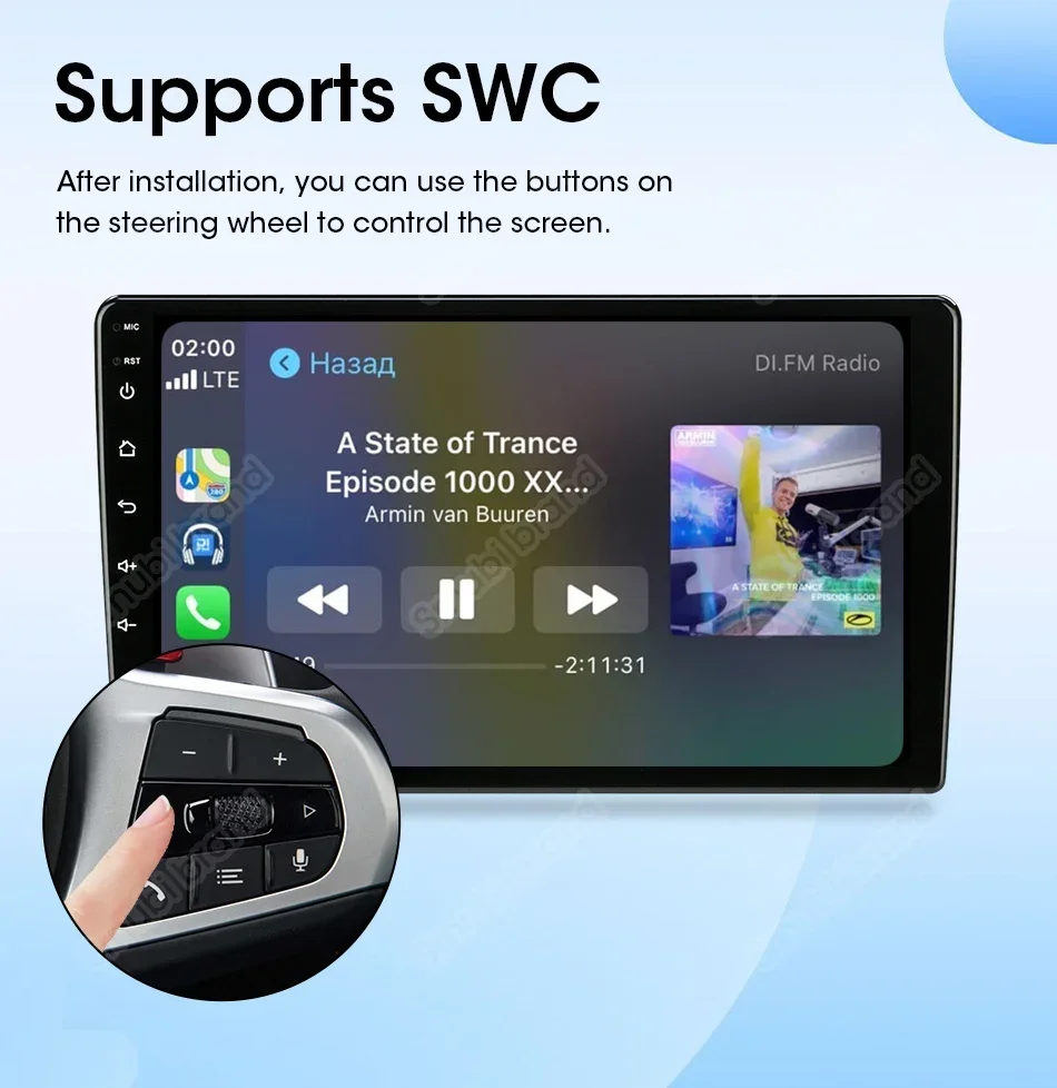 Srnubi 2 Din Car Radio For Citroen C5 2008-2017 Multimedia Player Carplay Android auto Stereo Autoradio GPS Navegador Head Unit