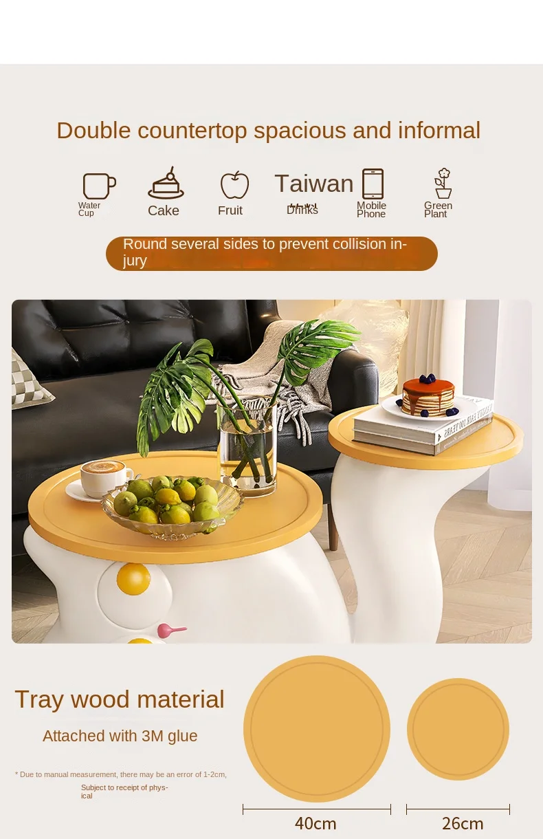 Cute Little Cat Floor To Ceiling Decoration Living Room Sofa Home Decoration Creative Cartoon Coffee Table Side Table Furniture