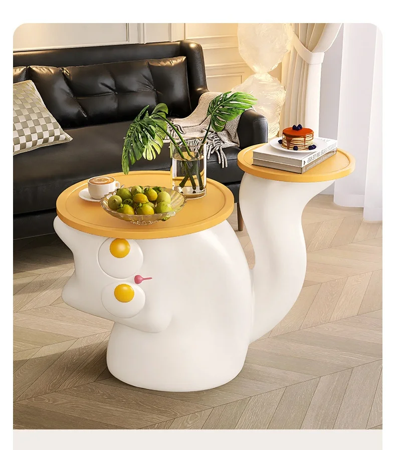 Cute Little Cat Floor To Ceiling Decoration Living Room Sofa Home Decoration Creative Cartoon Coffee Table Side Table Furniture