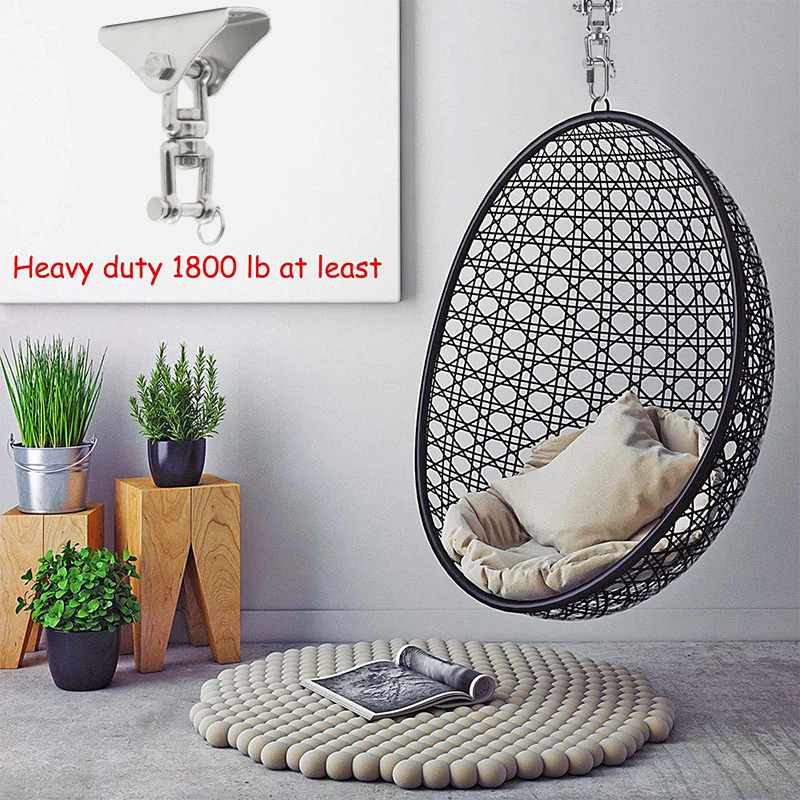 Heavy Bag Hanger Suspension Hooks Concrete Wooden Swing Hangers Sets for Yoga Hammock Chair Sandbag Swing 500kg Capacity