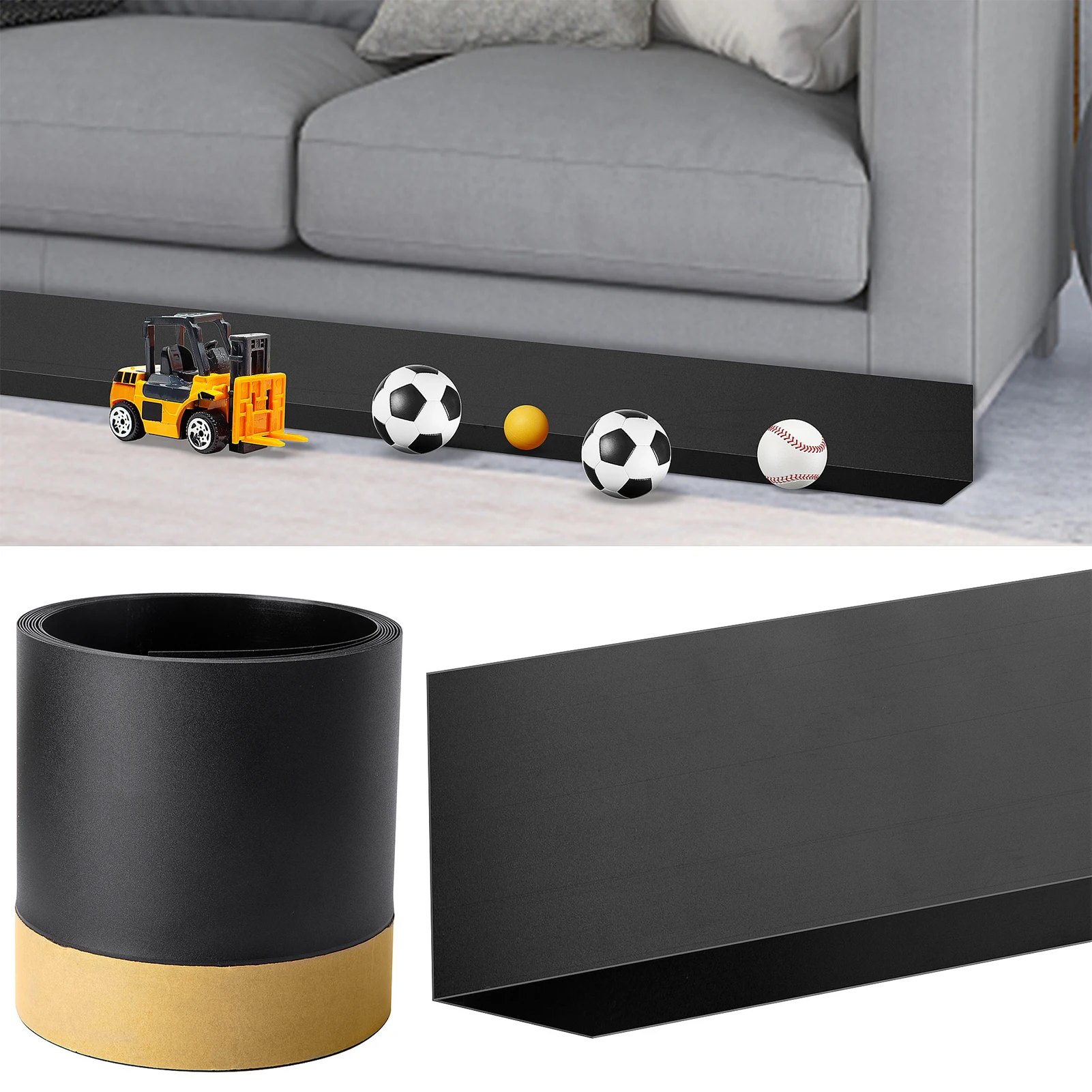 1Pcs/lot New Style Bed Bottom Toy Barrier Tape Toy Blocker for Under Couch Insert Under Couch Seat Saver