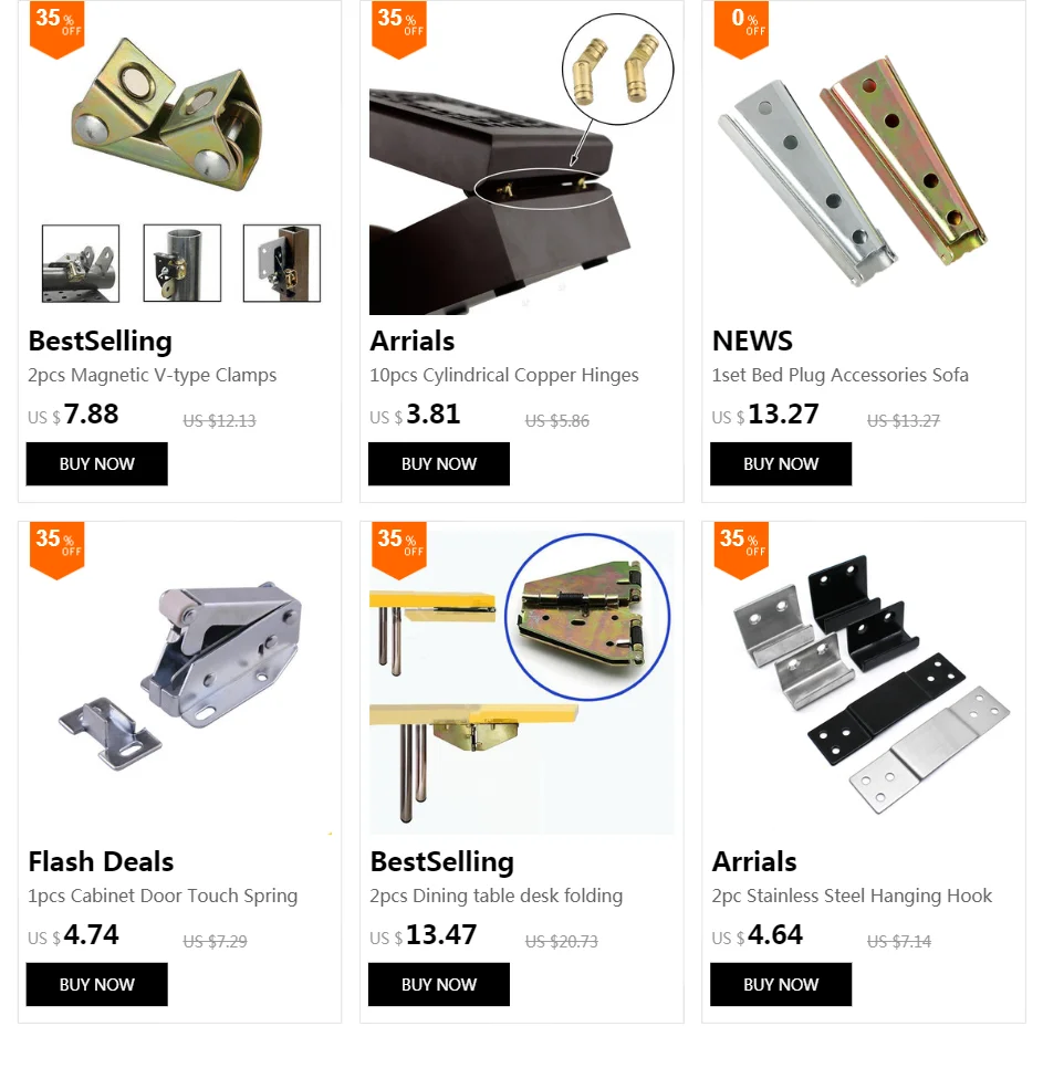 2pcs Furniture Hinge Sofa Connector Hasp Alligator Clip Joint Snap Link Sectional Sofa Connection Fastener Metal Accessories