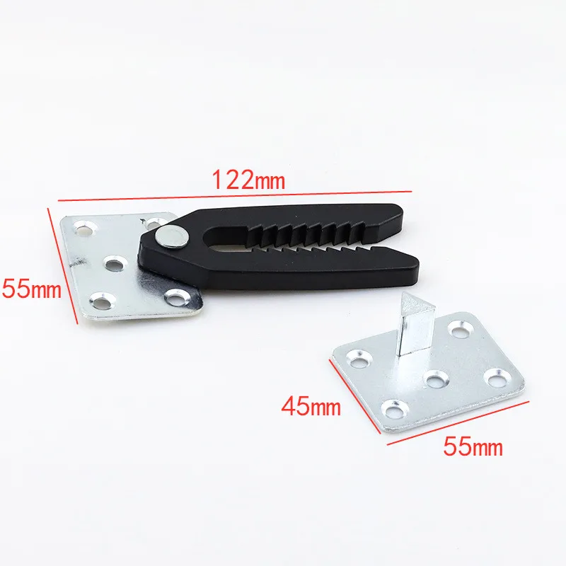 2pcs Furniture Hinge Sofa Connector Hasp Alligator Clip Joint Snap Link Sectional Sofa Connection Fastener Metal Accessories