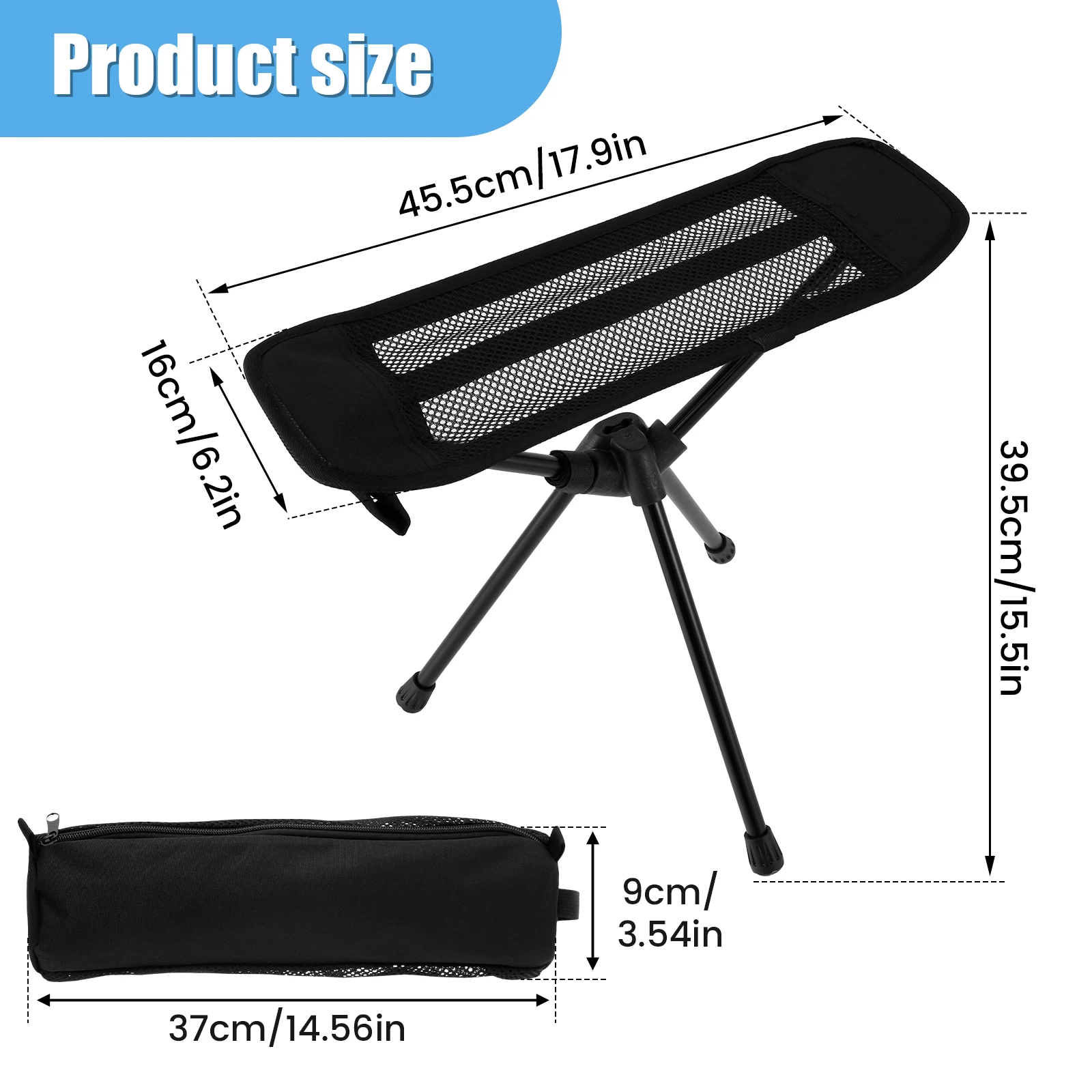 Camping Chair Foot Rest Foldable Camping Footrest Portable Camp Chair Footrest Retractable Camp Footrest Outdoor Hammock Chair