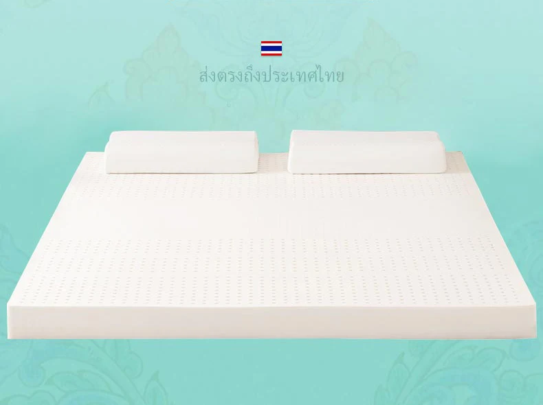 New Natural Thailand Imported Latex Mattress Luxury Raw Liquid Mattress 100% Rubber Cushion Double Home Mat Queen King Full Size