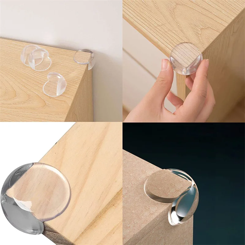 5pcs/10pcs Baby Safety Silicone Protector Table Corner Edge Protection Cover Electric Socket Children Anticollision Guards