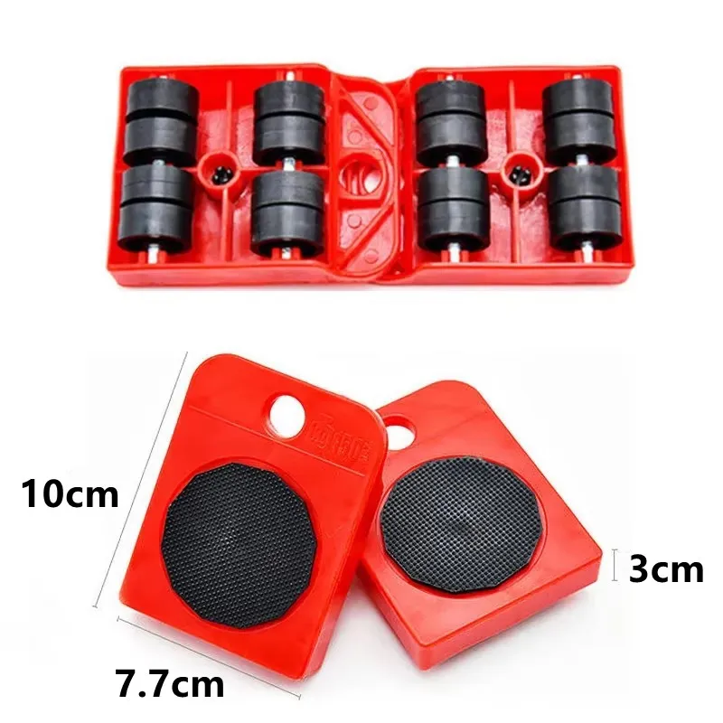 Heavy Furniture Casters Moves Furniture Tool Transport Shifter Moving Wheel Slider Remover Furniture Mover Lifting Roller Wheel