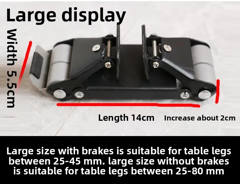 Heavy Duty Universal Furniture Mover - 360° Swivel Casters with Ultra-Low Base for Sofa/Cabinet Moving Tool Floor Protection