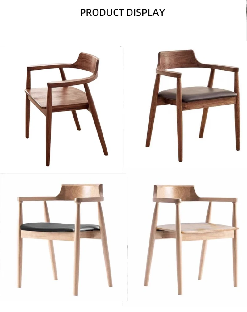 Relaxing Wooden Dining Chairs Nordic Ergonomic Modern Design Minimalism Computer Interior Complete Muebles Para Hogar Furniture