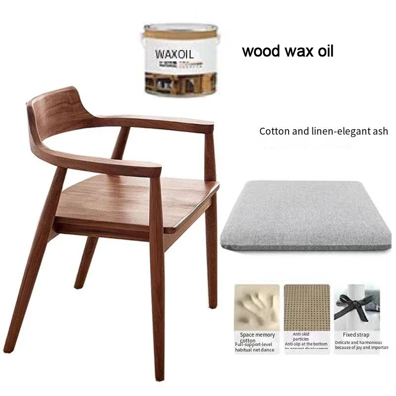 Relaxing Wooden Dining Chairs Nordic Ergonomic Modern Design Minimalism Computer Interior Complete Muebles Para Hogar Furniture