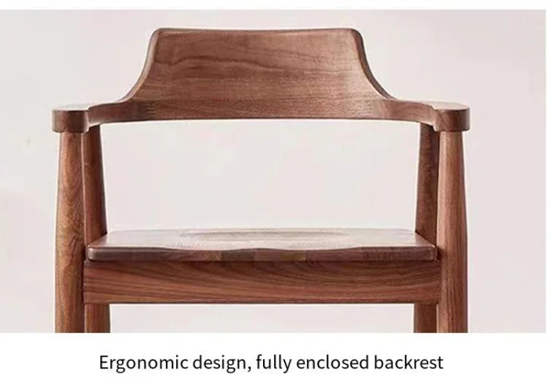 Relaxing Wooden Dining Chairs Nordic Ergonomic Modern Design Minimalism Computer Interior Complete Muebles Para Hogar Furniture