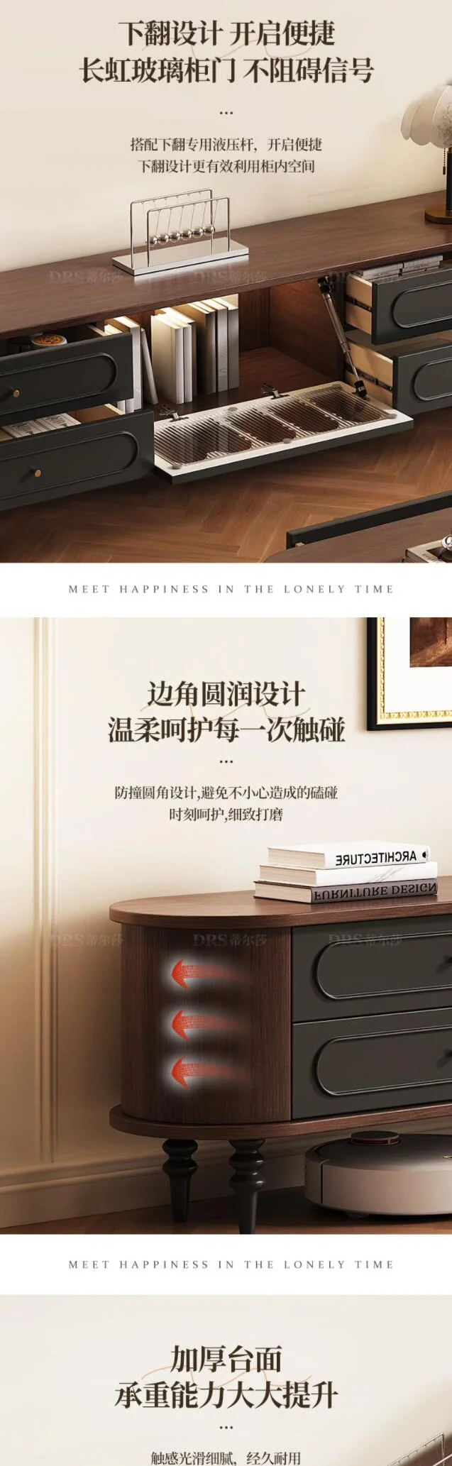 Narrow Heavy Tv Stand Universal Drawers Extended Glass Minimalist Tv Cabinet Modern Normal Mueble Televison Furniture Home