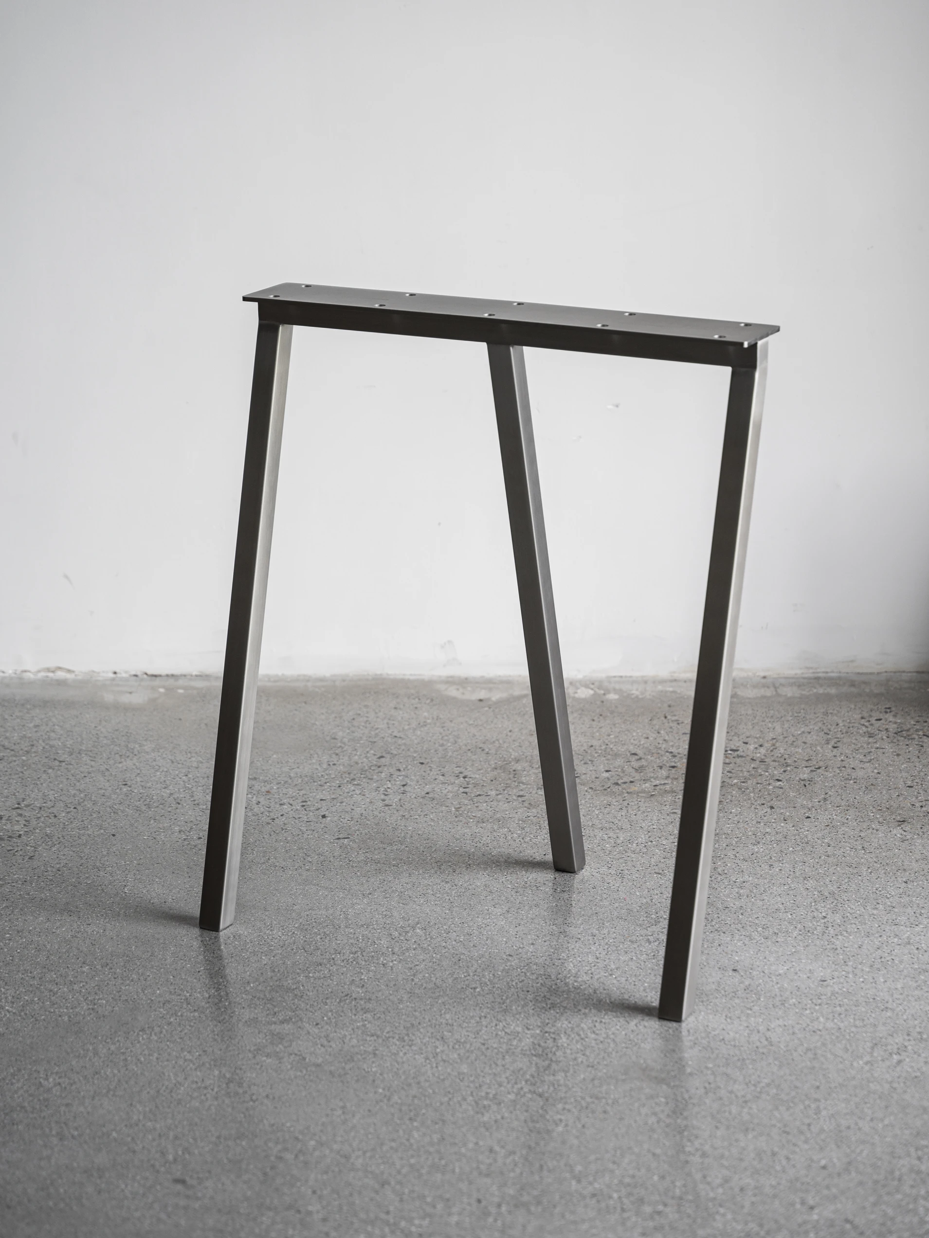 Brushed Stainless Steel Table Legs Industrial Office Desk Bases Conference Table Feet Kitchen Island Bar Stand Support Furniture