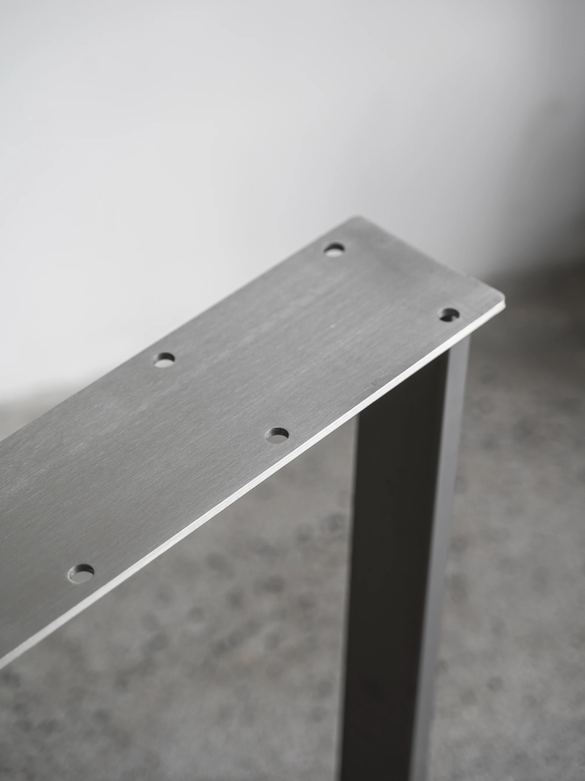 Brushed Stainless Steel Table Legs Industrial Office Desk Bases Conference Table Feet Kitchen Island Bar Stand Support Furniture