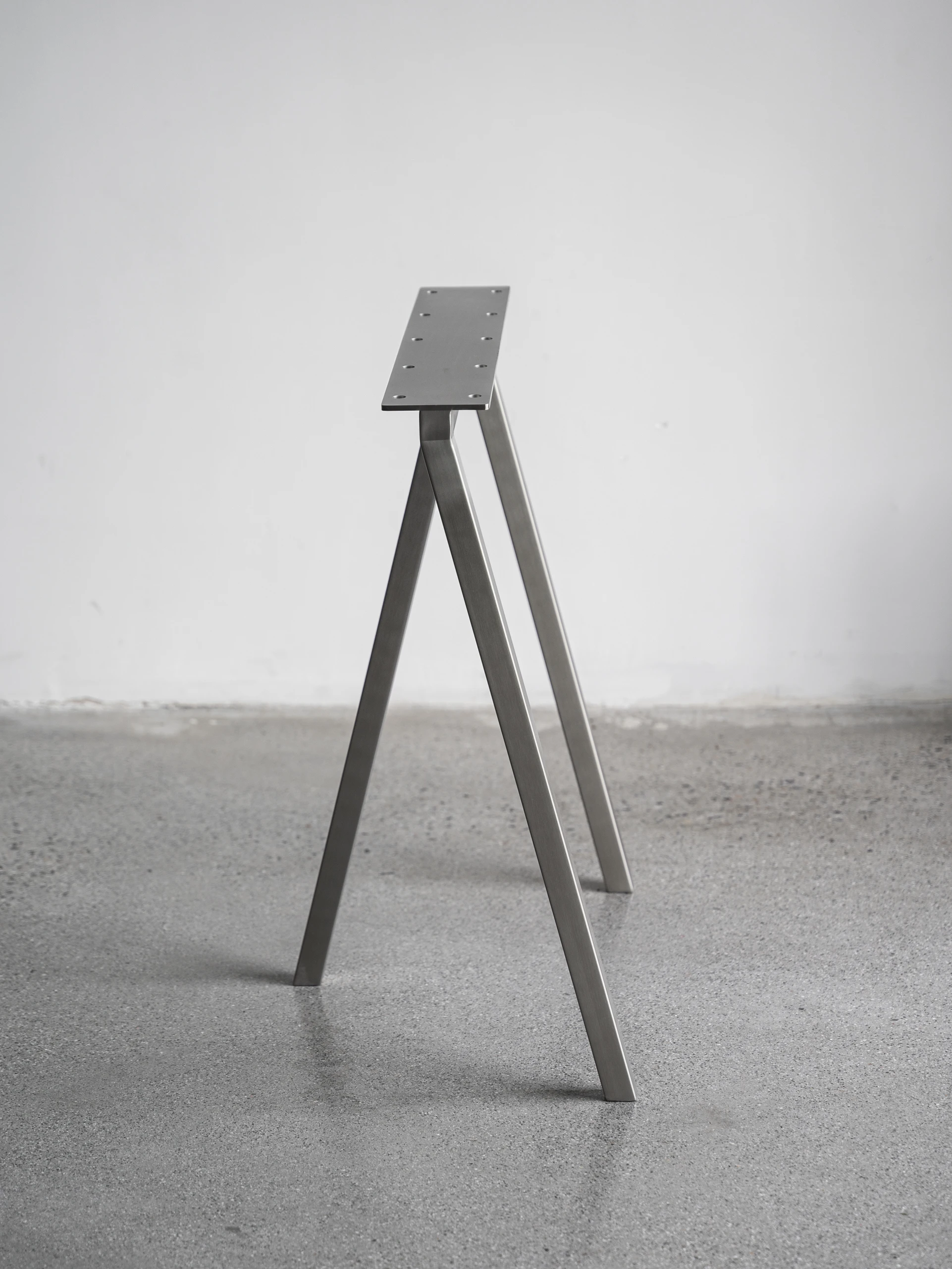 Brushed Stainless Steel Table Legs Industrial Office Desk Bases Conference Table Feet Kitchen Island Bar Stand Support Furniture