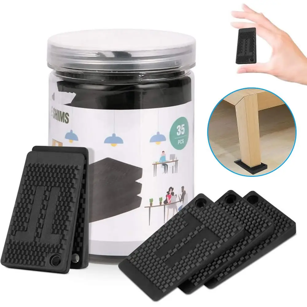 10/20/35PCS Anti Vibration Sofa Stand Non-slip Furniture Pads Table Shims Washer Stabilizer Stopper