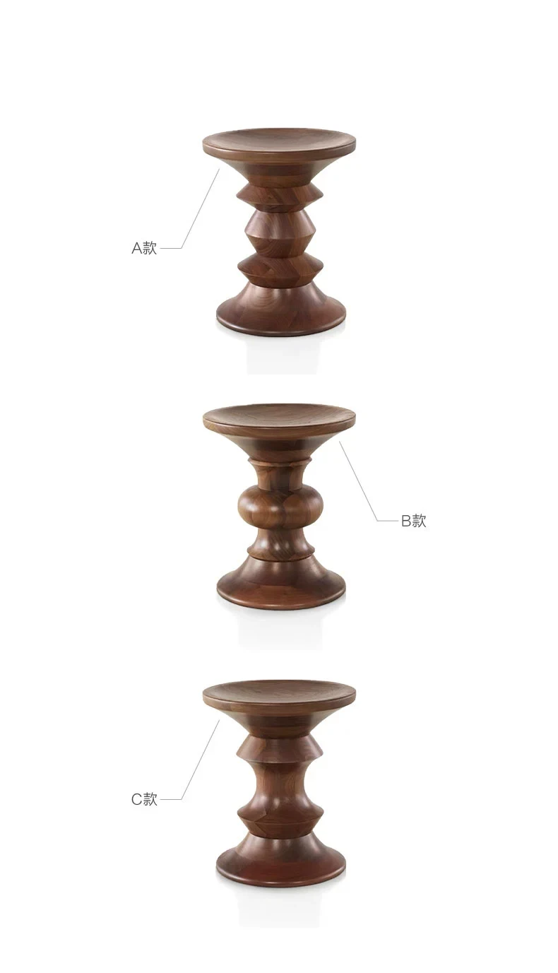 Nordic Furniture Solid Wood Coffee Table Living Room Sofa Side Table Bedroom Bedside Table Modern Home Leisure Stool Tea Table