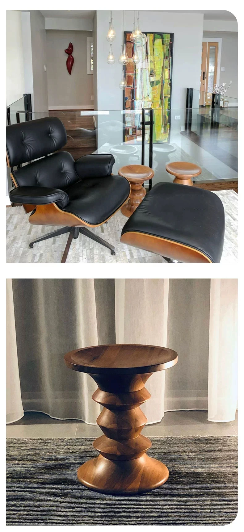 Nordic Furniture Solid Wood Coffee Table Living Room Sofa Side Table Bedroom Bedside Table Modern Home Leisure Stool Tea Table