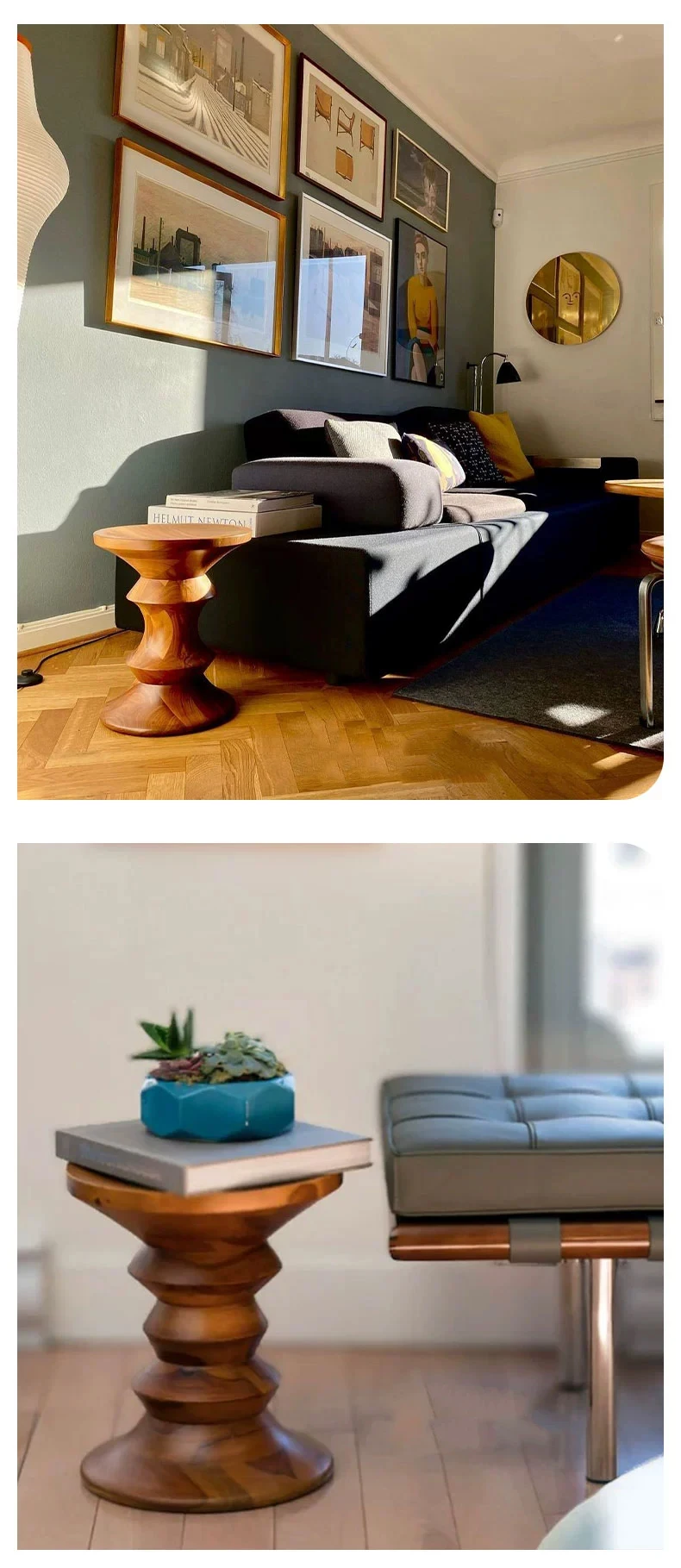 Nordic Furniture Solid Wood Coffee Table Living Room Sofa Side Table Bedroom Bedside Table Modern Home Leisure Stool Tea Table