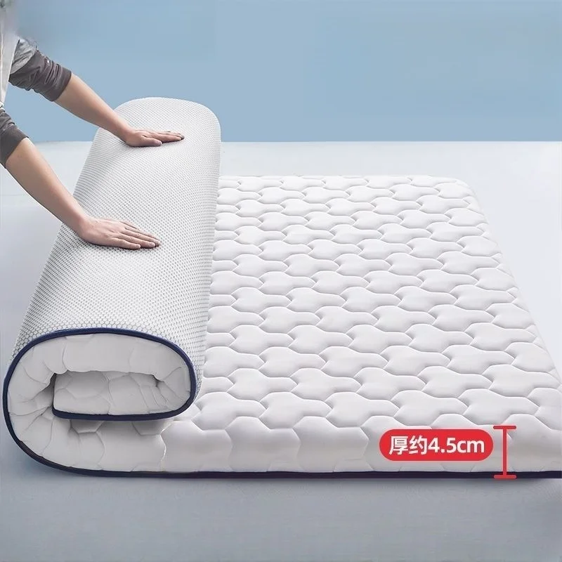Latex Mattress Tatami Soft Comfortable Cushion Foldable Slow Rebound Multi-size Home Inhibits Germs Mat Folding Mat Practical