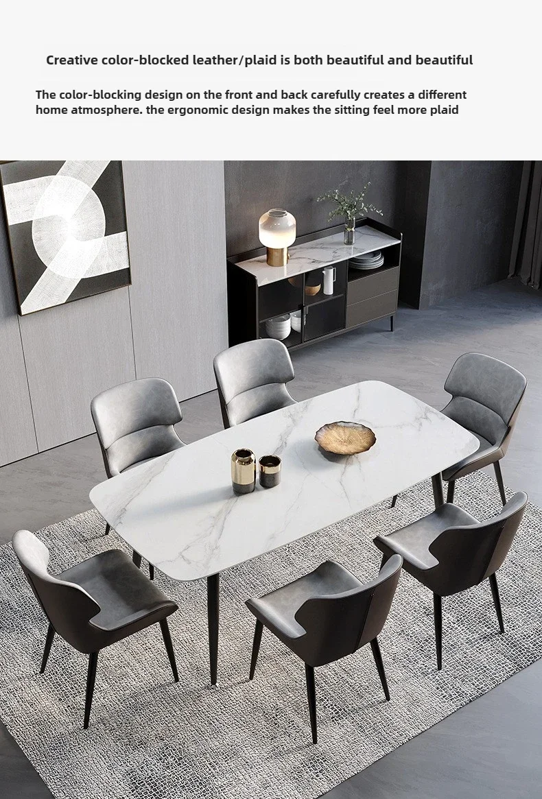 Nordic Dining Chairs,Simple Backrest Chairs for Home Use,Restaurant Chairs, Soft Bags, Hotel Dining Tables, Chair, Desks, Chairs