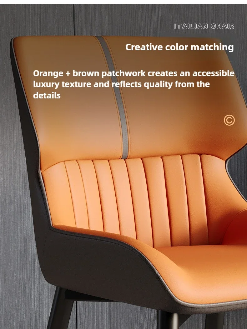 Nordic Dining Chairs,Simple Backrest Chairs for Home Use,Restaurant Chairs, Soft Bags, Hotel Dining Tables, Chair, Desks, Chairs