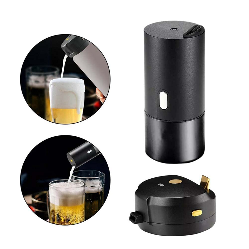 Canner Beer Foamer,Portable Canned Beer Foam Machine,Special Purpose for Canned Beer, Foam Maker,Beer Server,Washable