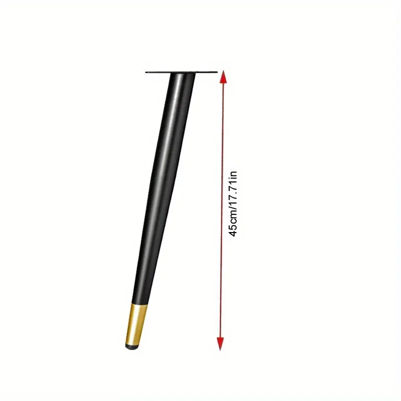 4pcs Furniture Leg Accessories Furniture Legs Metal Furniture Replacement Sofa Living Room Bedroom Table Cabinet TV Stand Feet