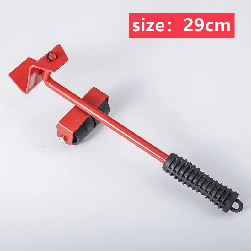 5Pcs/set Heavy Furniture Moving Transport Roller Set New Style Furniture Mover Roller Wheel Bar Removal Lifting Tool Suit