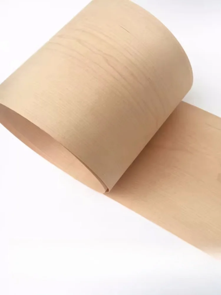 Natural Maple Wood Veneer 20x250cm Thickness 0.5mm DIY Home Furniture Decoration Veneer