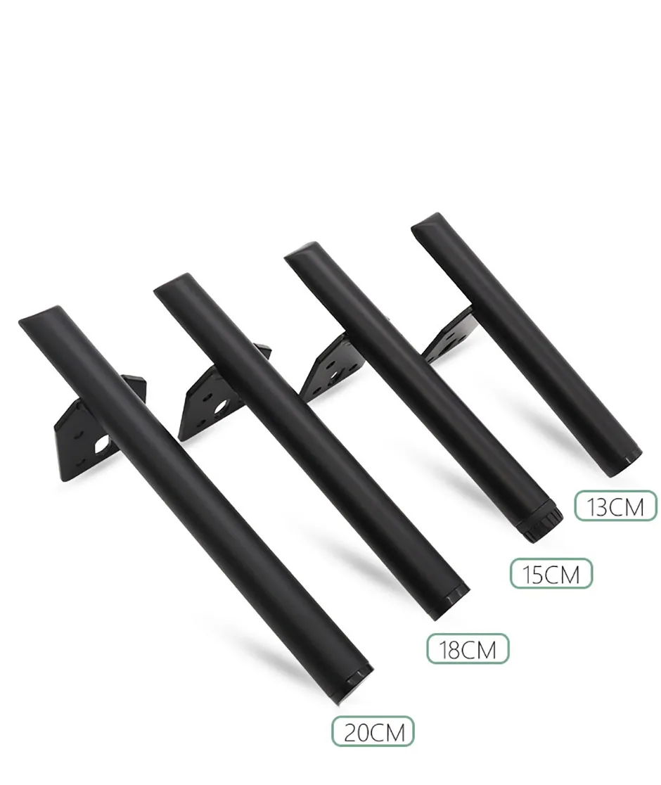 4PCS Metal Furniture Table Legs Sofa Feet Cupboard Cabinet TV Cabinet Feet 13/15/18CM Stool Chair Leg Feet