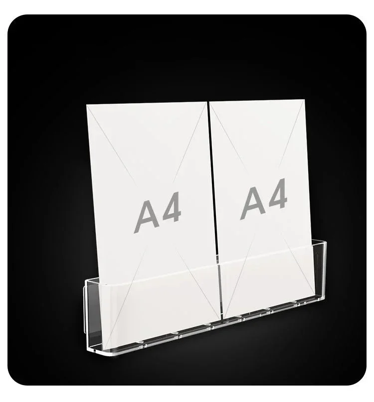 Acrylic Picture Book Display Stand, Children's Wall, Albums Record Holder, Reading, Magazine Storage, Hanging Rack