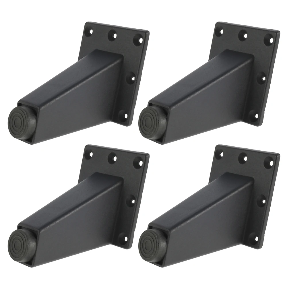 4/8Pcs Furniture Legs Pads Aluminum Alloy Sofa Bed Feet Heavy Duty Solid Square Sloping Table Cabinet Replacement