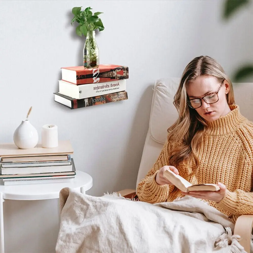 Invisible Floating Bookshelf Wall Mounted Book Shelf Home Decoration Book Organizer