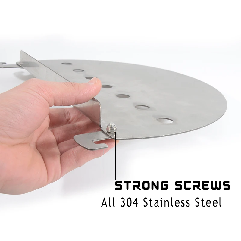 SHANGPEIXUAN Custom Made Roccbox Pizza Oven Stand 304 Stainless Steel Support Frame Panel Thick Board Pizza Oven Accessory Plate
