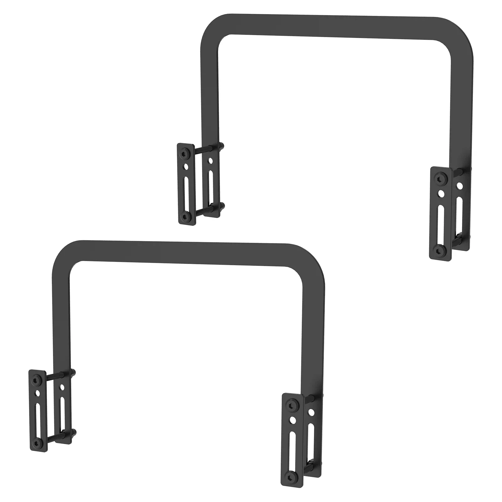 2Pcs Nonslip Mattress Gaskets Mattress Metal Retainer Adjustable Slide Stopper Enhanced Mattress Stability For Metal Bed Frames