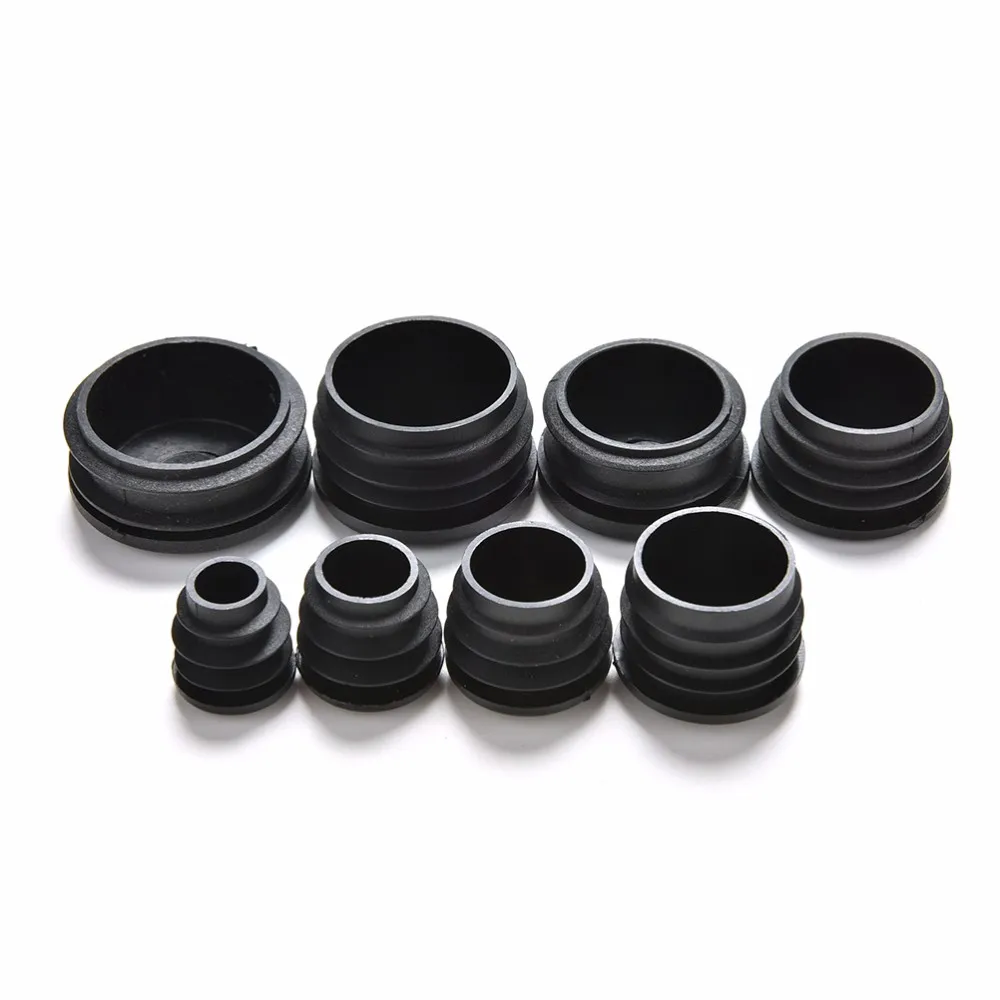 10Pcs/lot Furniture Leg Plug Blanking End Cap Bung For Round Pipe Tube Diameter 16/19/22/25/28/30/32/35mm