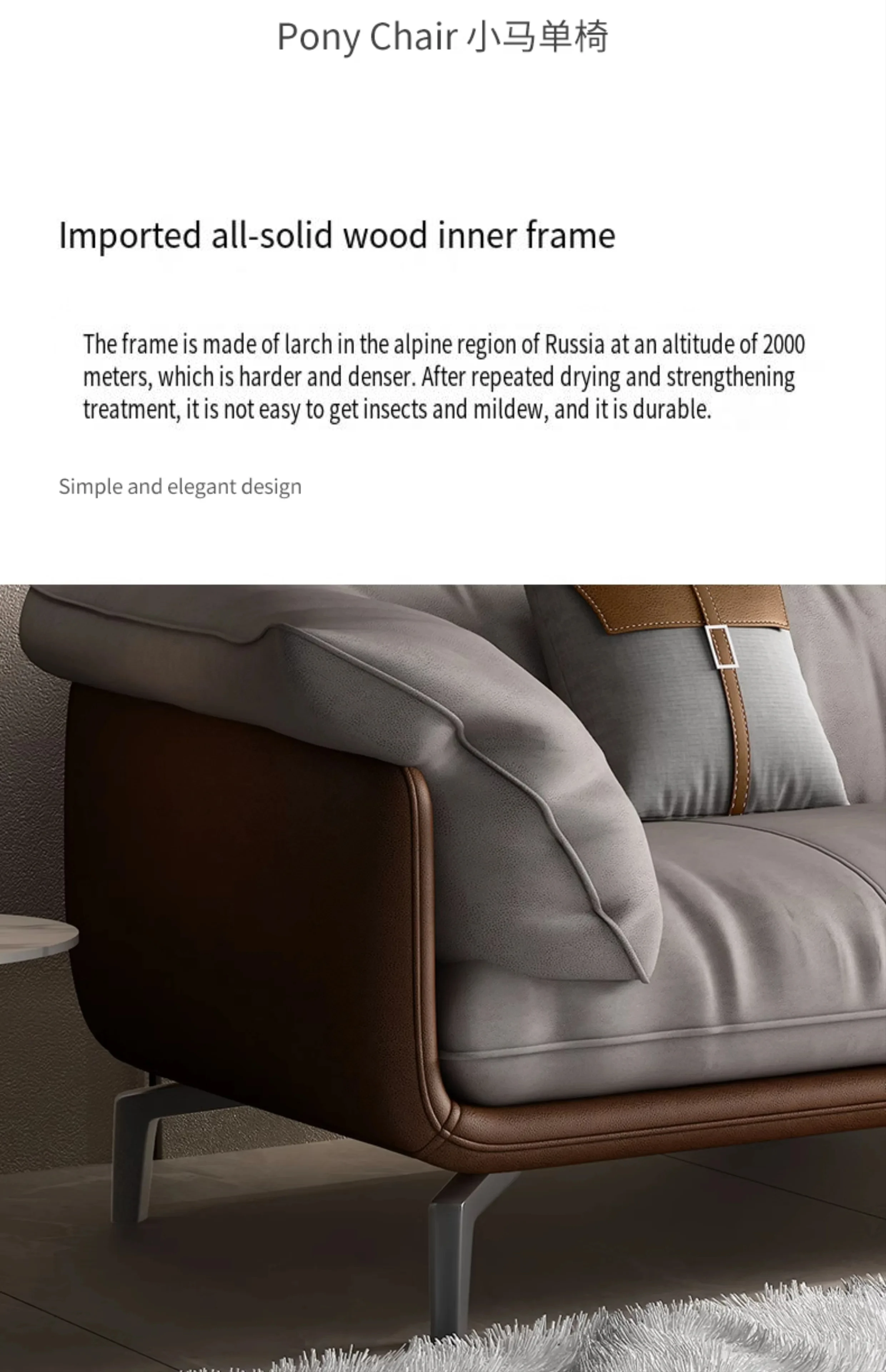 Nordic Simple Soft Sofa Vintage Brown Girl 3 Seater Designer Sofa Leather Love Seat Muebles Para Salas Modernos Home Furniture