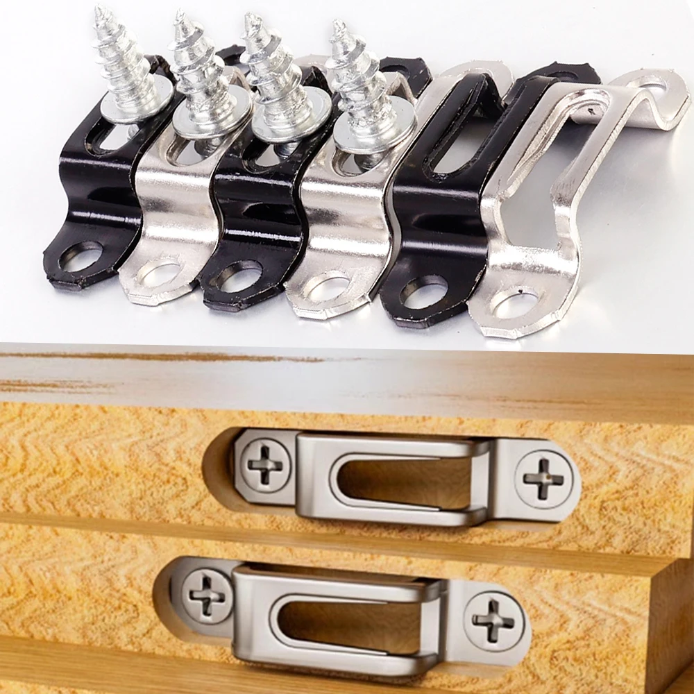 20pcs/ Set Invisible 2 in 1 Connector Screw Fastener Hidden Laminate Cabinet Wardrobe Assembly Furniture Combined Fastener