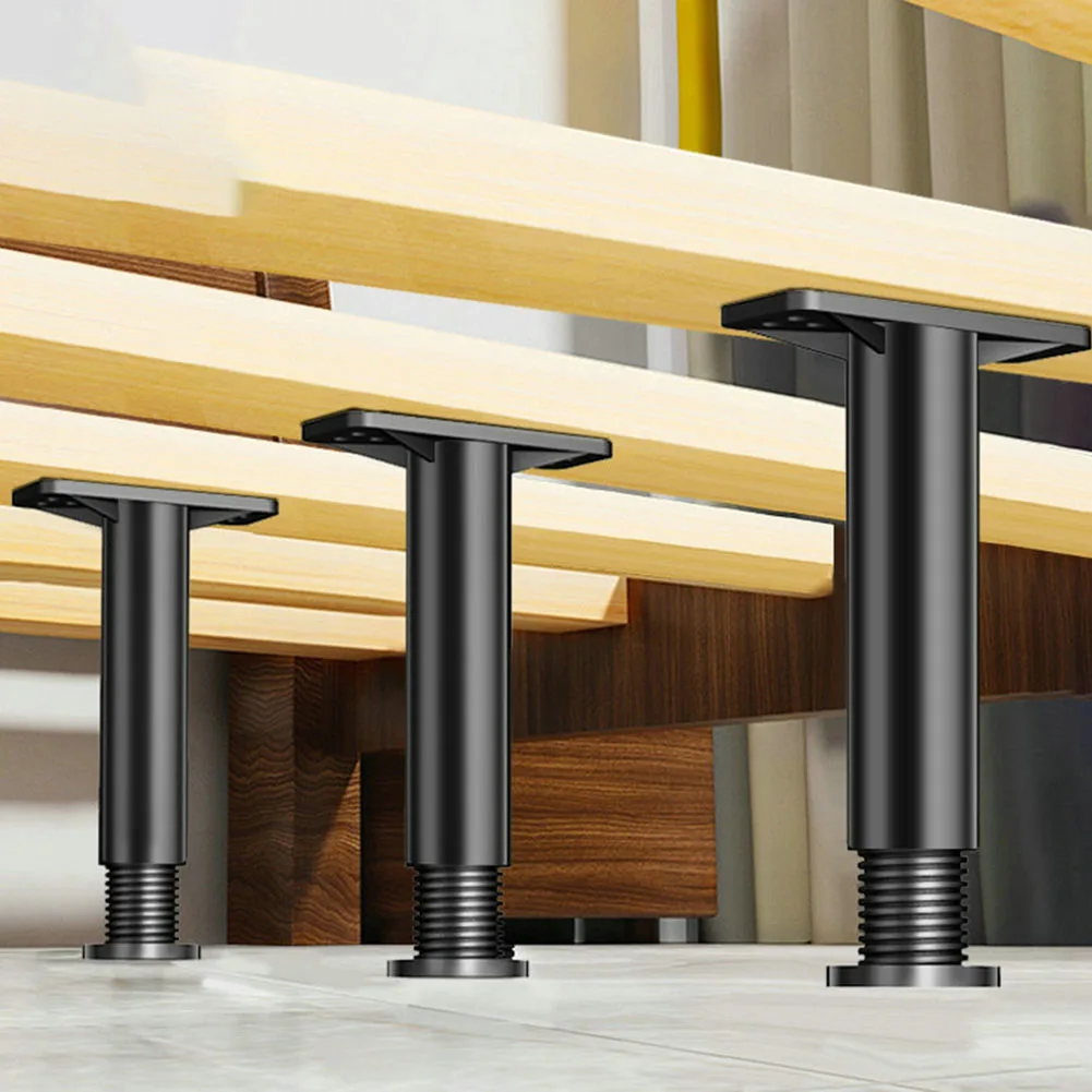 1PCS Telescopic Adjustable Bed Beam Support Foot High Hard Plastic Steel Furniture Leg Sofa Leg Bed Bottom Load Bearing Bracket